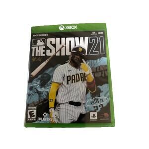 MLB The Show 21 Xbox Series X Game Pre Owned Sticker On Case